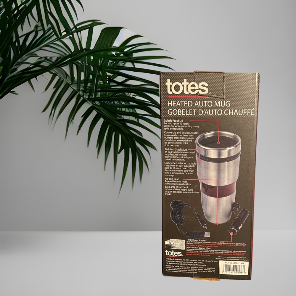 Totes Heated Auto Plug In Mug - Picture 3 of 7